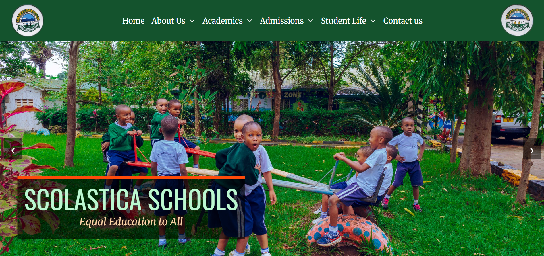 Scolastica Website Preview